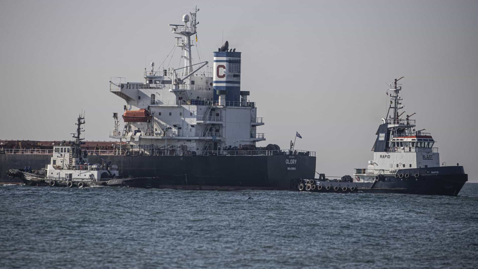 Quatro navios com 160 mil toneladas de cereais já saíram da Ucrânia