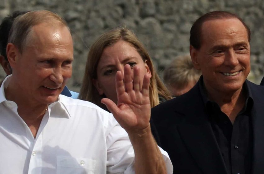  Vodka oferecida por Putin a Berlusconi viola sanções europeias