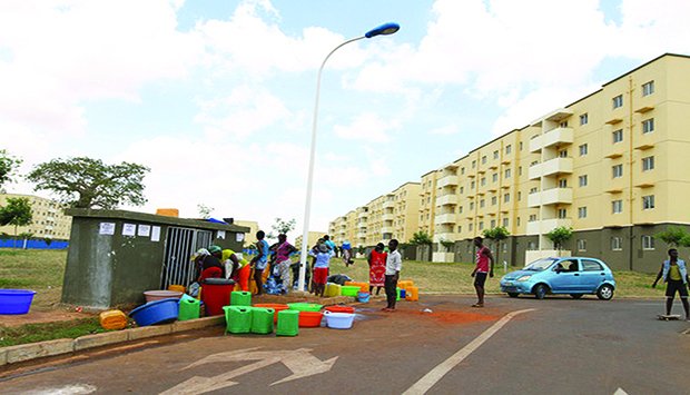 Centralidade do Kilamba e KK 5000 sob restrições no abastecimento de água potável