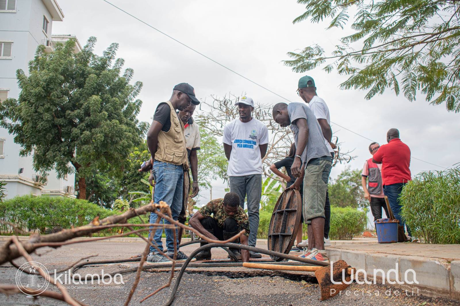 Moradores do Kilamba pedem campanhas de sensibilização para evitar obstrução dos esgotos na Centralidade