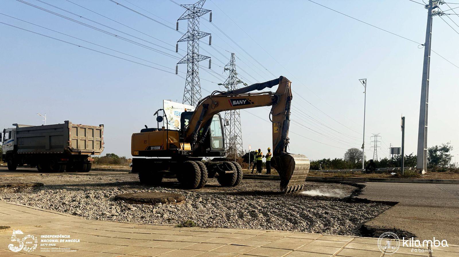 Administração do Kilamba melhora condições rodoviárias com obras em várias Avenidas