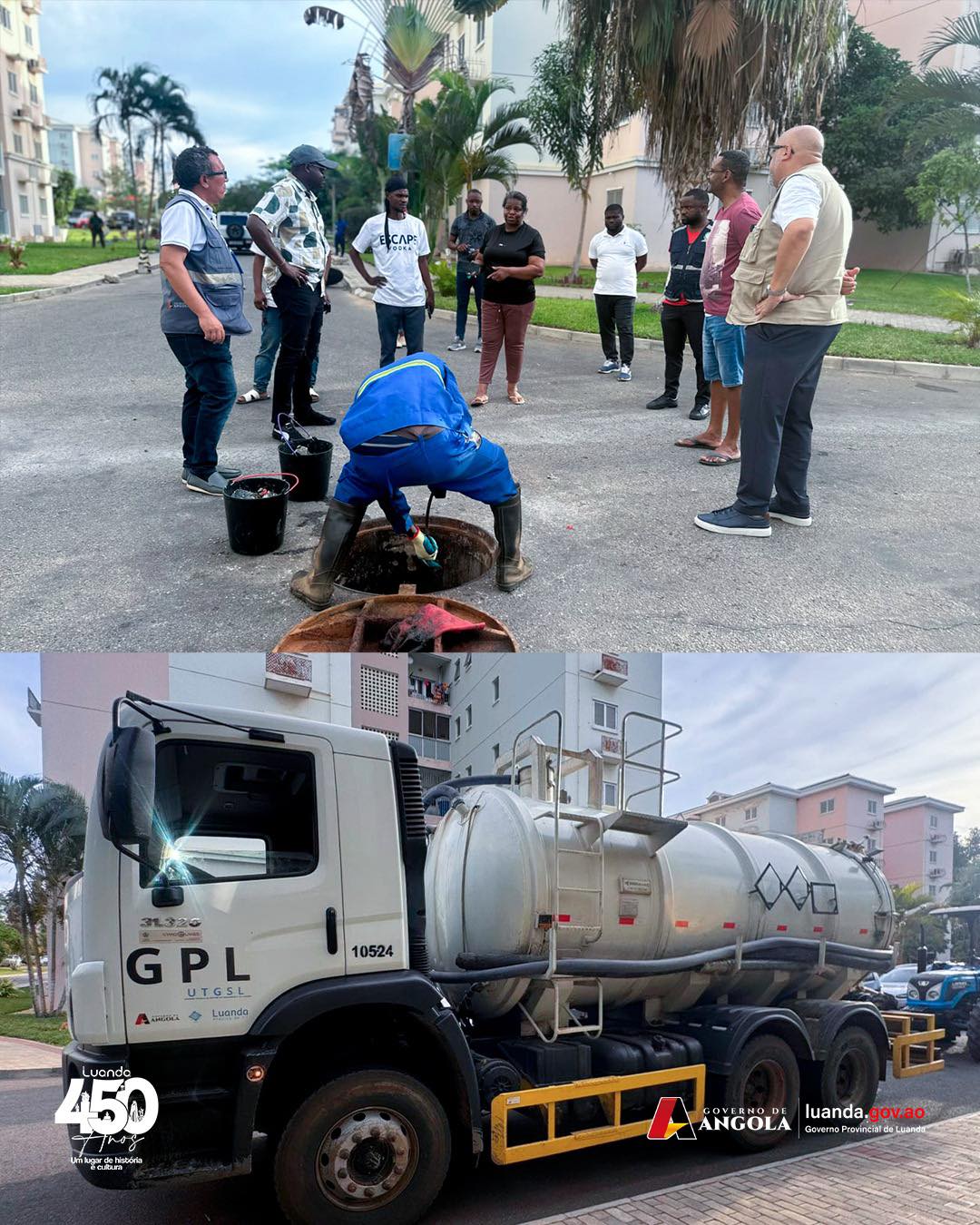 Kilamba reforça acções de manutenção da rede de esgotos na Centralidade